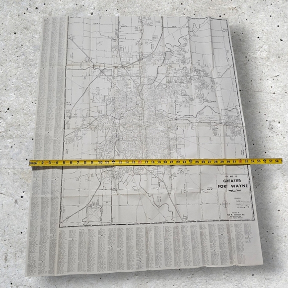 Vintage Street Map of Greater Fort Wayne 1972 1973 Edition Indiana Atlas - Picture 10 of 12